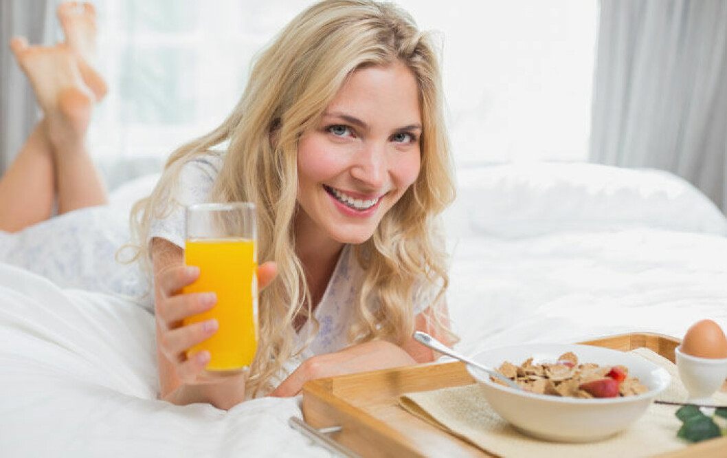 En mättande frukost gör att du får i dig färre kalorier under dagen.