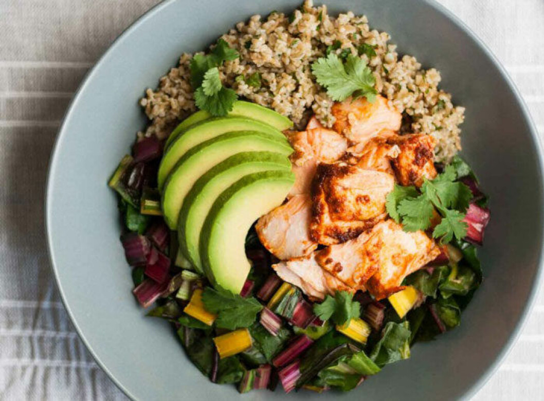 Via: Eatloveeats.com Chiptolelax med avokado och quinoa
