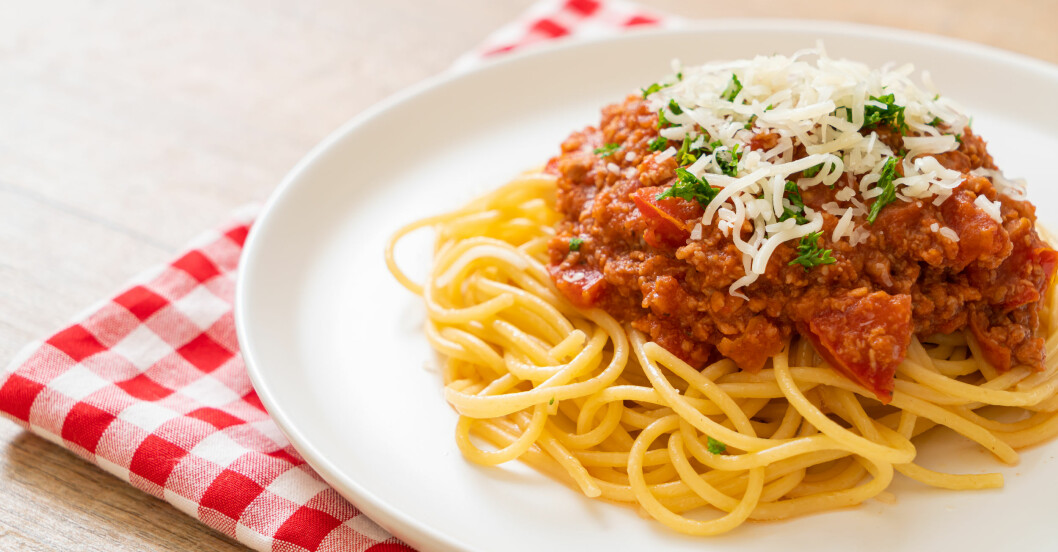 Foto: TT Spaghetti med köttfärssås