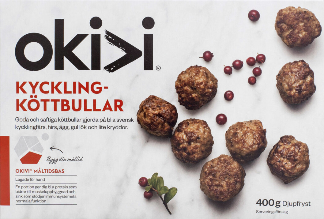 Kycklingköttbullar.