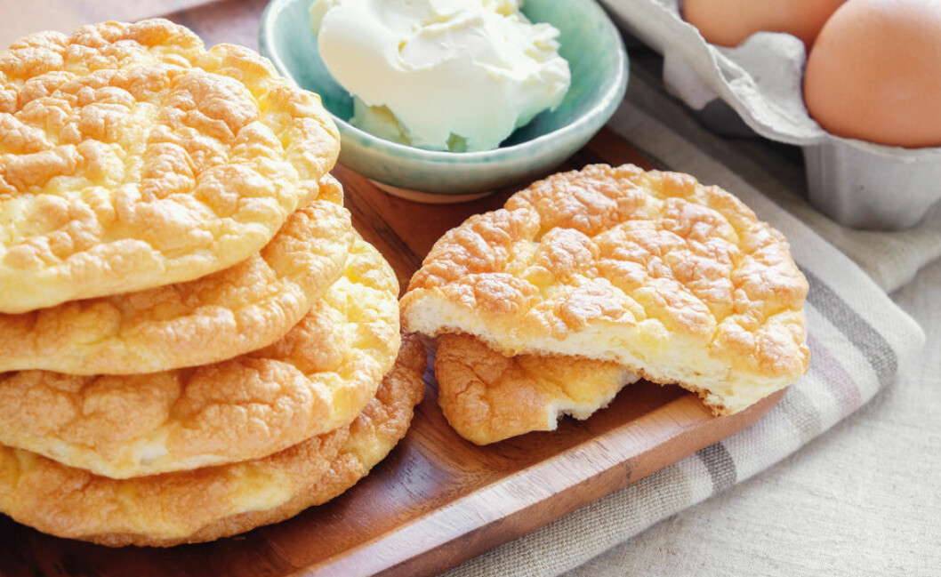 Oopsies – LCHF-bröd med ägg. Oopsies – LCHF-bröd med ägg.