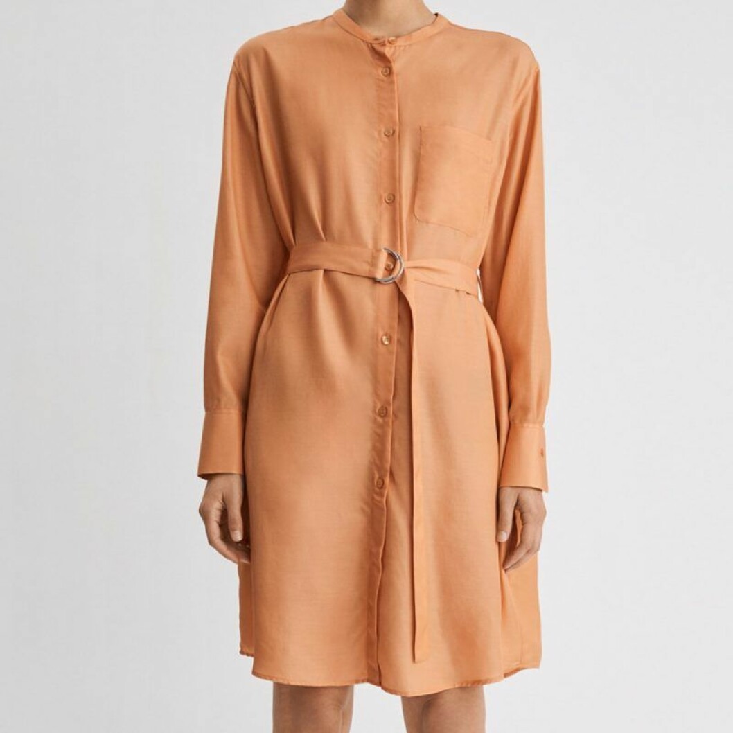 Orange skjortklänning från Filippa K