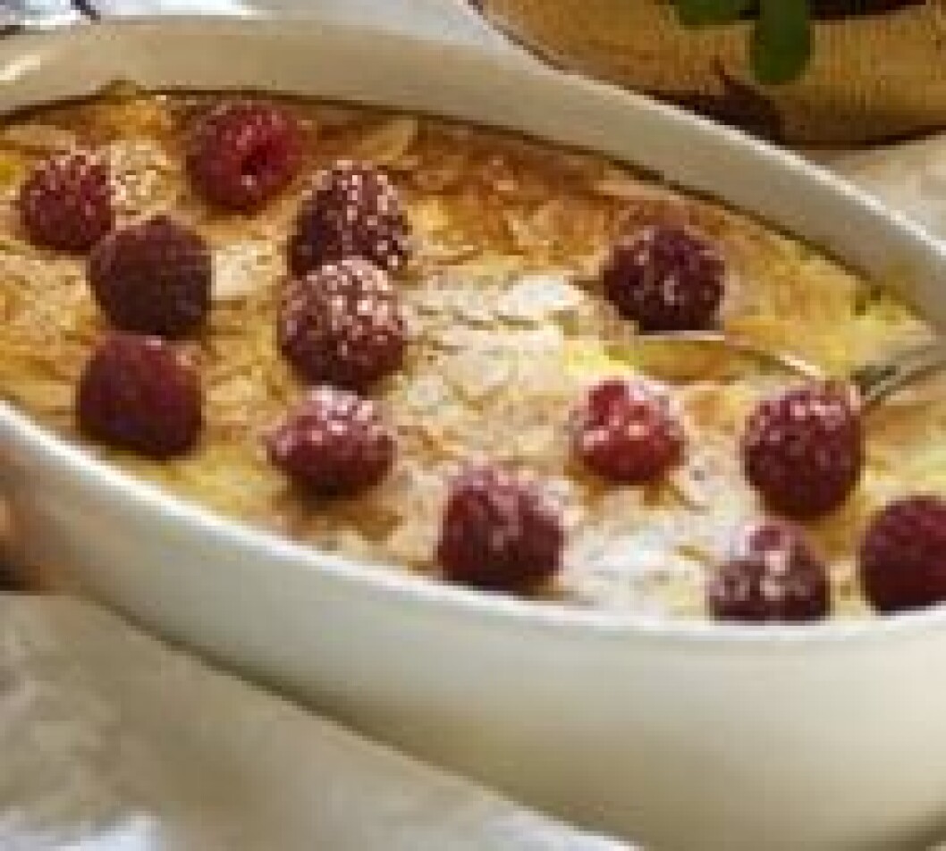 Ostkaka med saffran