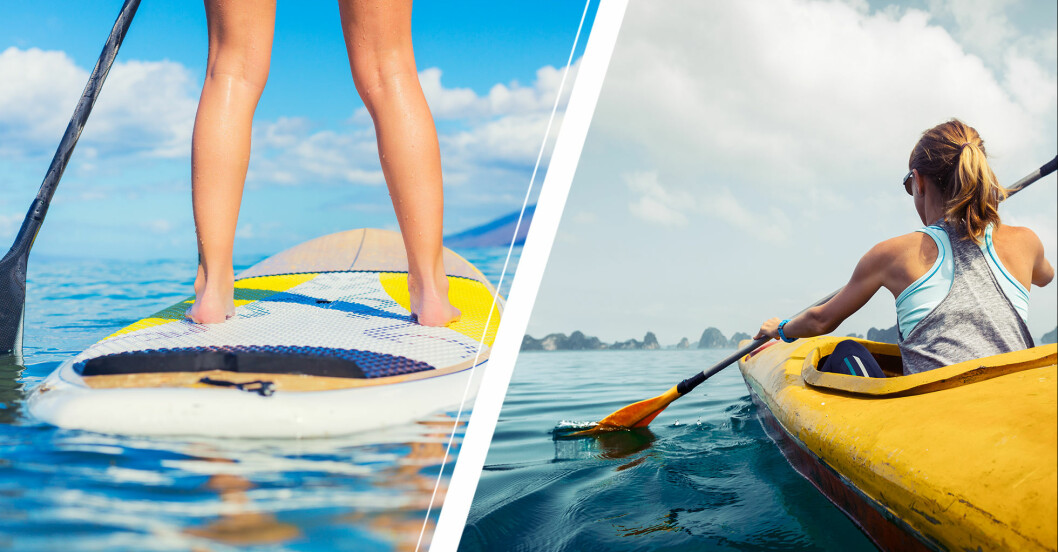 sup eller kajak – vilken vattensport ägnar du dig åt i sommar?