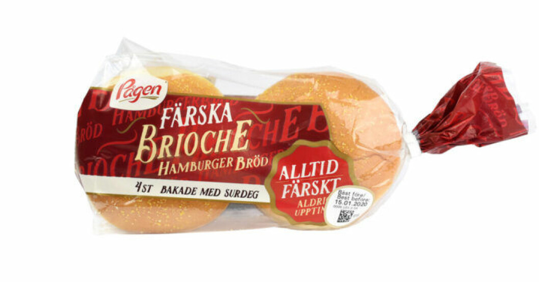 Pågen brioche hamburgerbröd