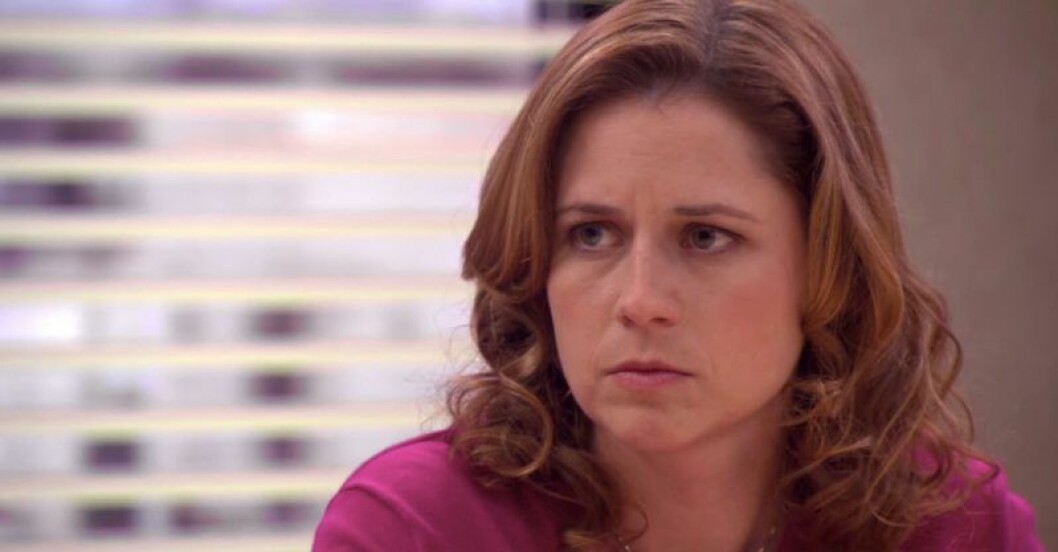 Känner du dig som Pam i <em>The Office</em>? Dags att byta jobb. Pam i The Office