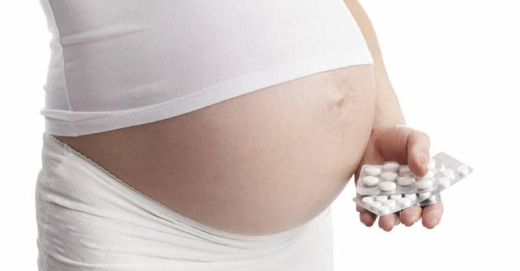 Försök att undvika värktabletter när du är gravid.