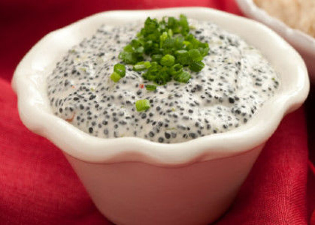 Påsk: Vegetariskt recept på svart tångkaviarröra.