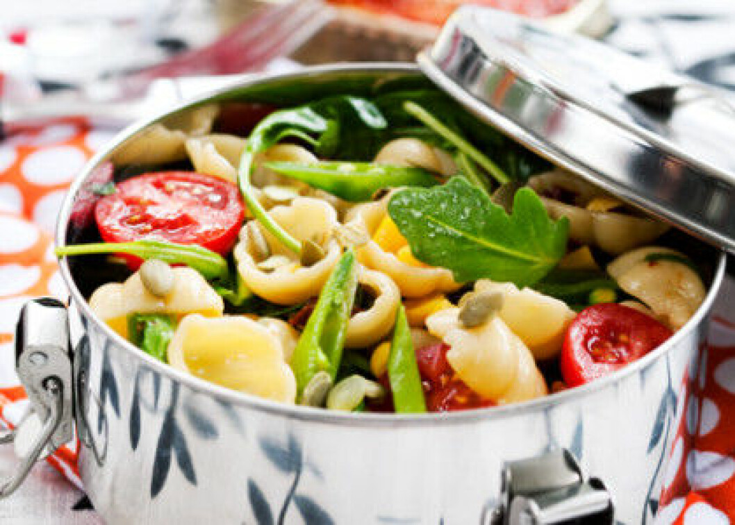 Picknick: Recept på pastasallad med sardiner.