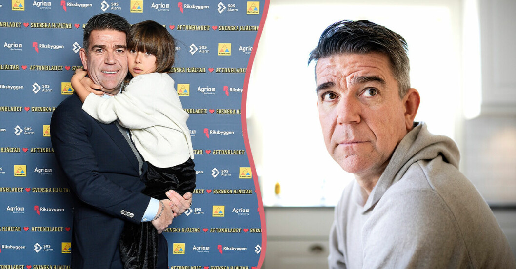 patrick ekwall med dottern tindra på röda mattan