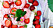 pavlova med jordgubbsparfait