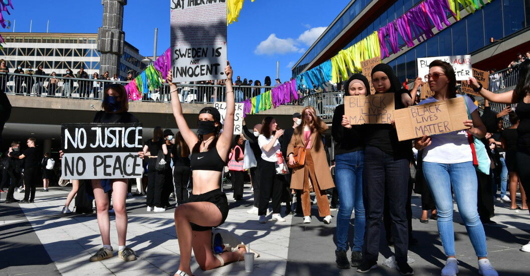 Protest för black lives matters