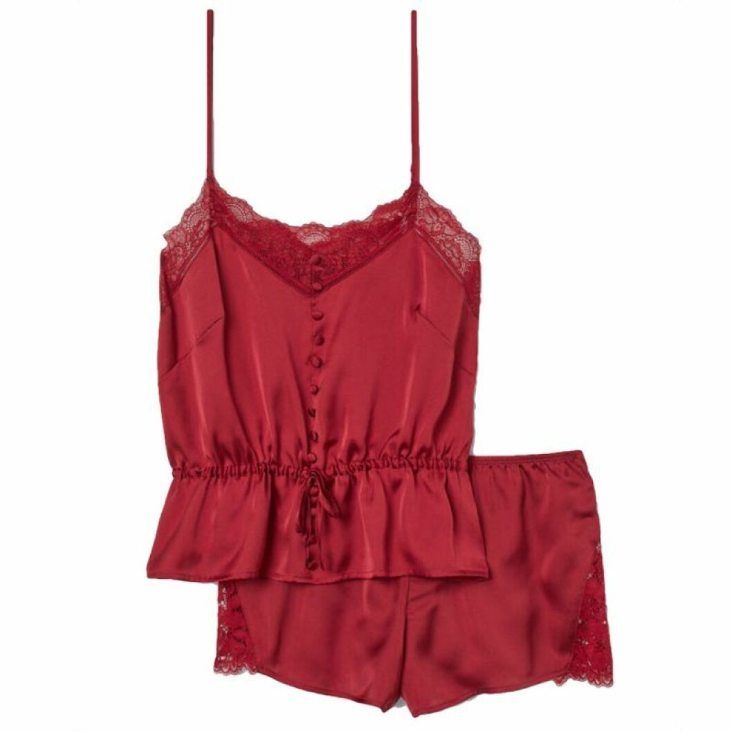 Pyjamasset rött från h&M