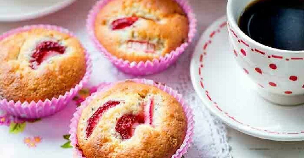 Rabarbermuffins