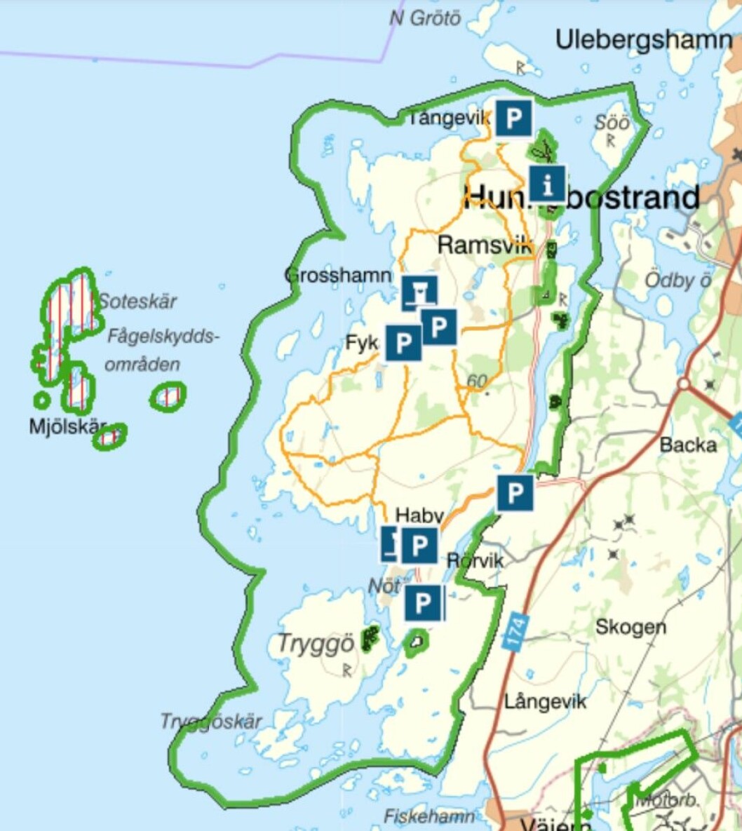 Vandra längs Västkusten. <a href="https://www.ramsvik.nu/media/2632/ramsvikrunt_2020_web.pdf" target="_blank" rel="noopener">Se större karta här.</a> Ramsvikslandet