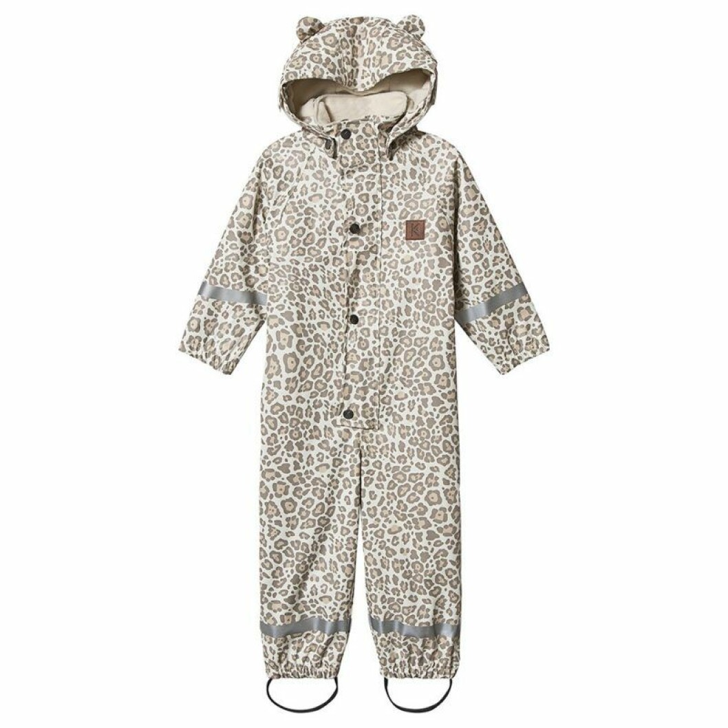 Regnoverall med leoprint Kenza Kuling