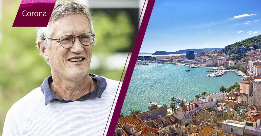 Anders Tegnell och Split i Kroatien