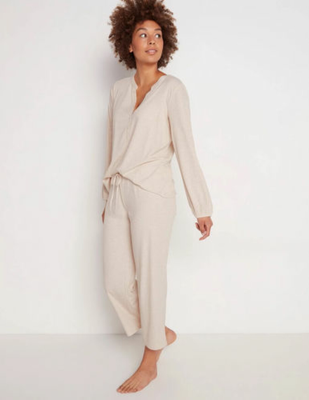 Ribbat pyjamas från Lindex