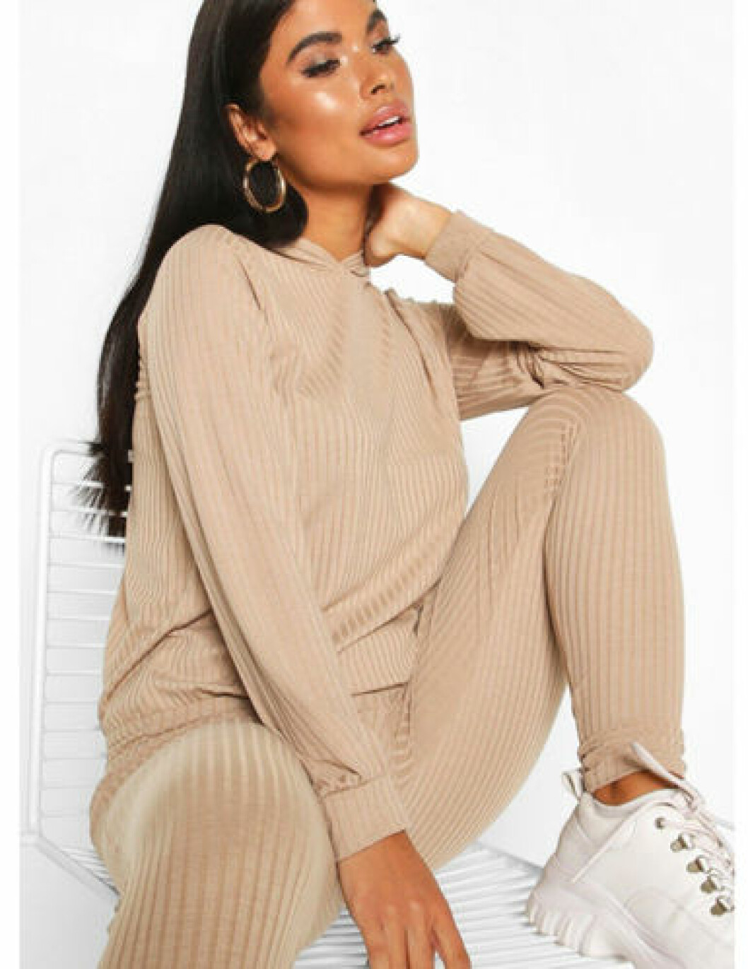 Ribbat set från Boohoo
