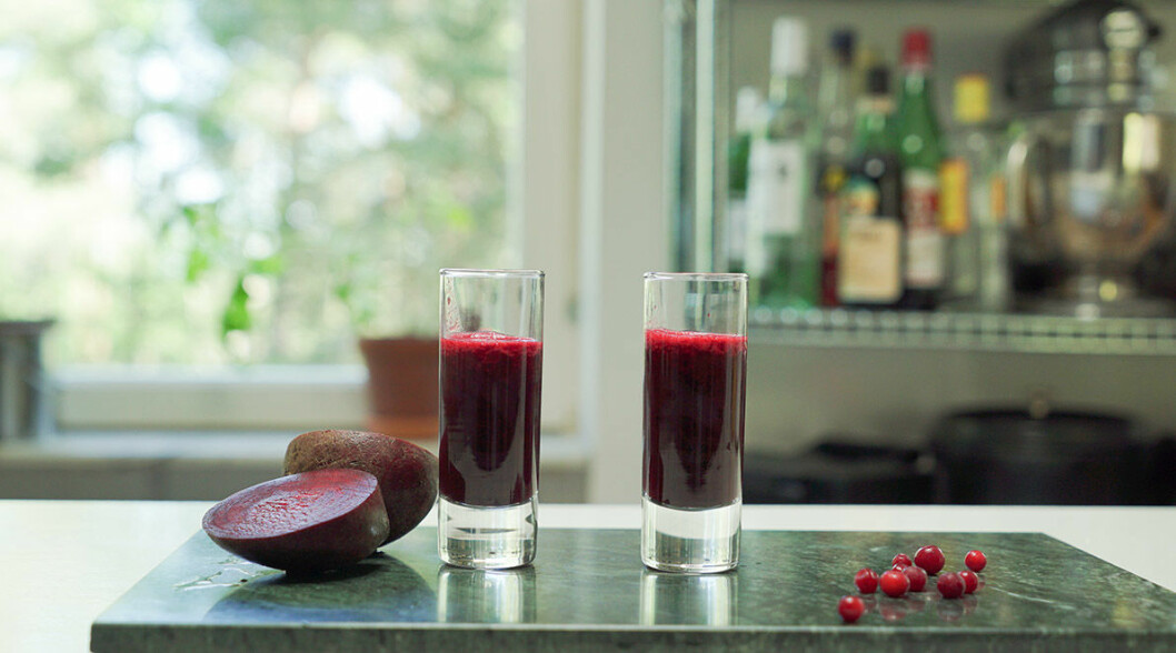 Recept på rödbetsshots med lingon