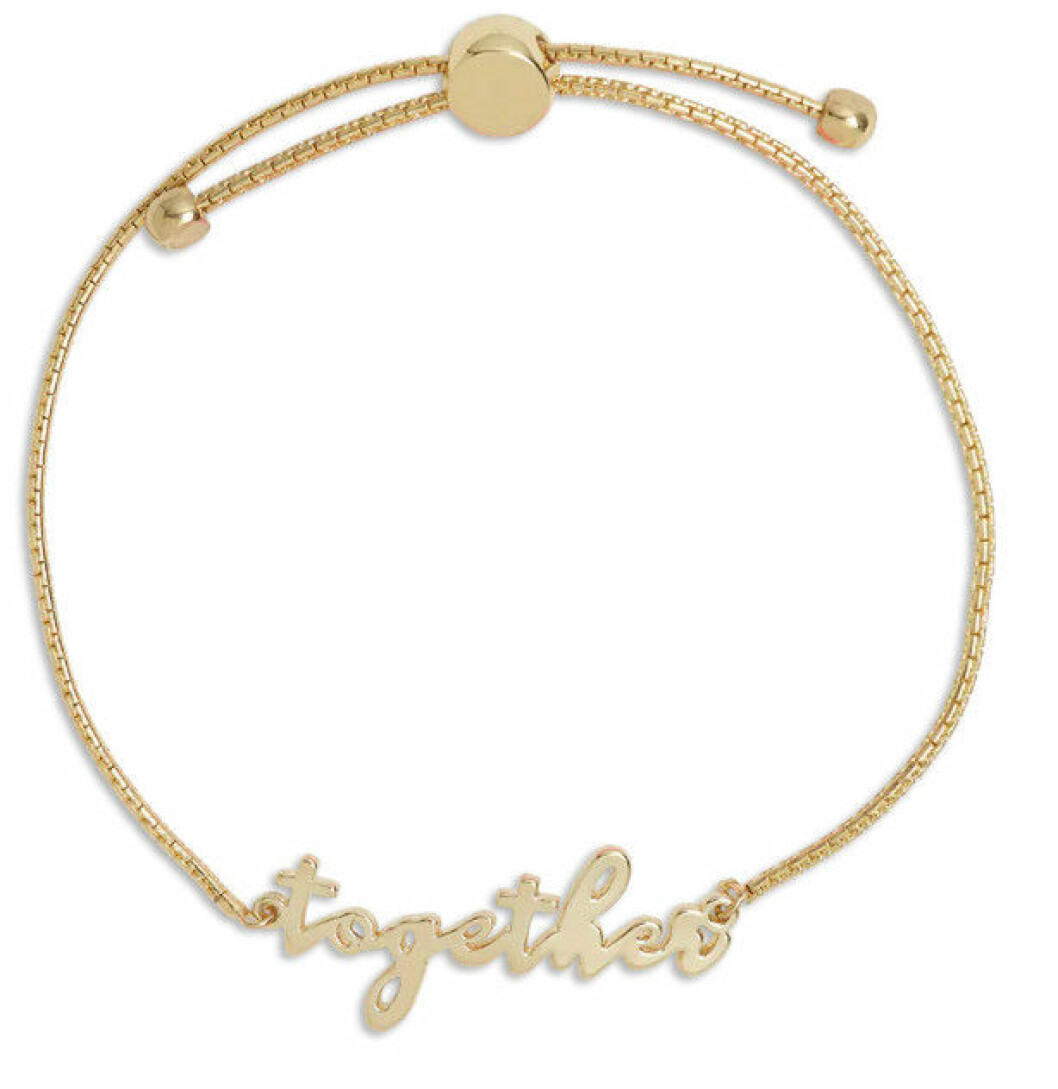 Armband för bröstcancerforskning från Lindex.