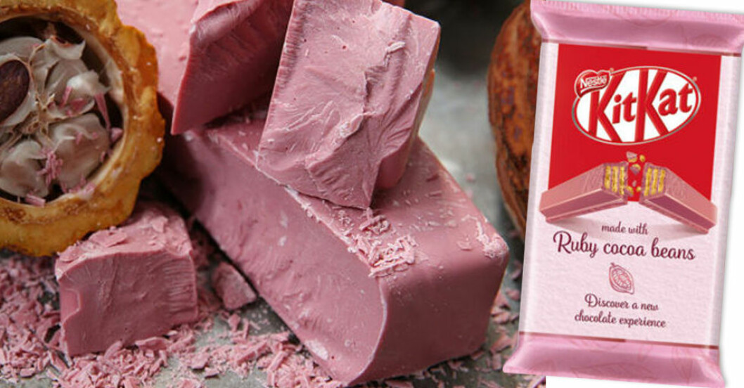 Snart hittar du den rosa chokladen i svenska butiker!
