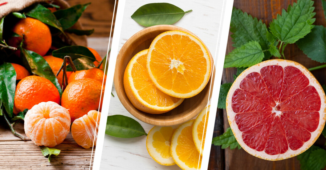 Så mycket mer c-vitamin innehåller apelsin jämfört med andra citrusfrukter.