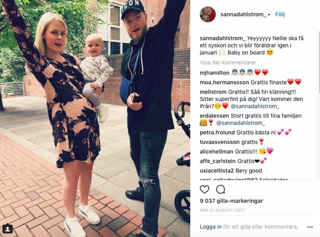 Foto: Instagram / @sannadahlstrom_