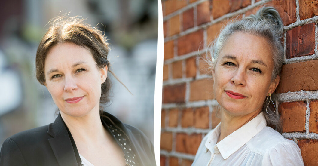 Sara Stridsberg vill inte färga över sitt gråa hår mer.