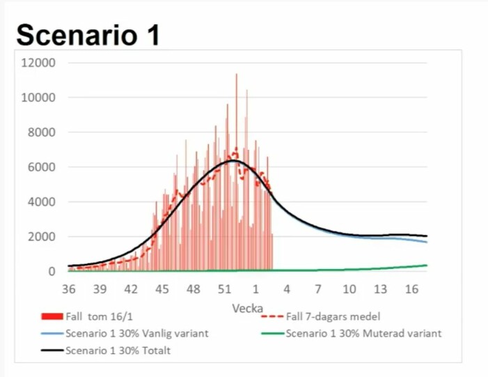 Scenario 1, coronaviruset.