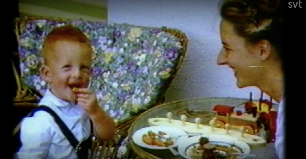 Björn Natthiko Lindeblad som liten pojke.