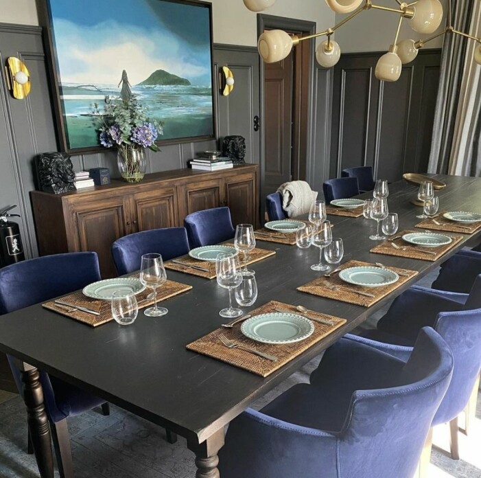 Här kommer familjen kunna njuta av flertalet luncher utan slut, som Camilla kallar för ”LUS”. camilla läckbergs matrum med plats för fler än två