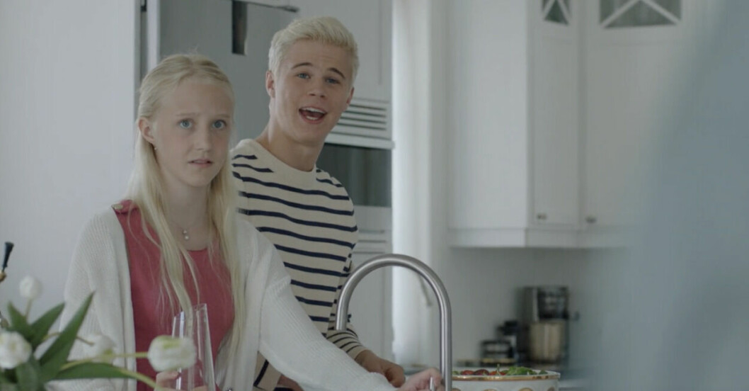 Tv-syskonen Ebba och Victor Schiller.