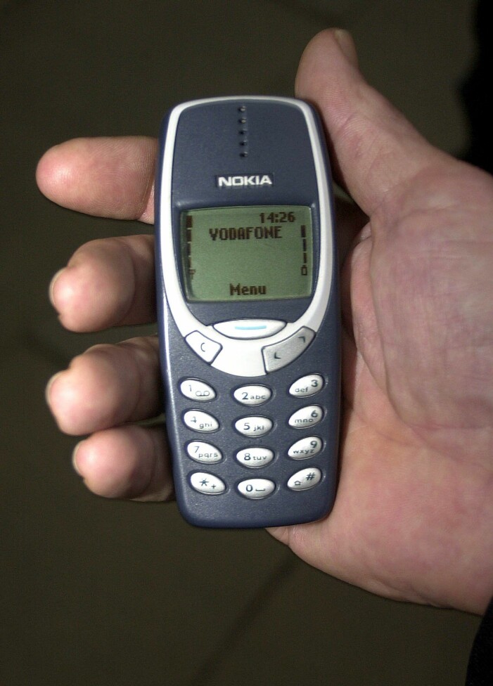 Nokia 3310 var en klassisk telefon som många lärde sig att sms:a snabbt på. Nokia 3310