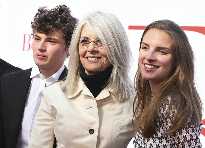 Diane Keaton adopterade två barn på egen hand. Diane Keaton.