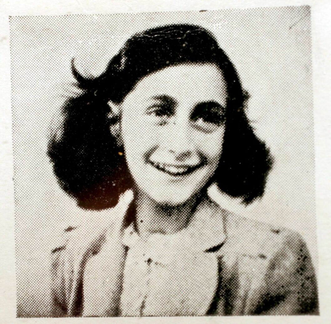 Anne Frank dog i koncentrationslägret 1945. Anne Frank.