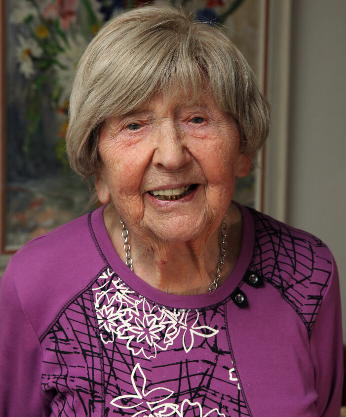 Dagny Carlsson blev otroliga 109 år innan hon gick bort. Dagny Carlsson blev otroliga 109 år innan hon gick bort.