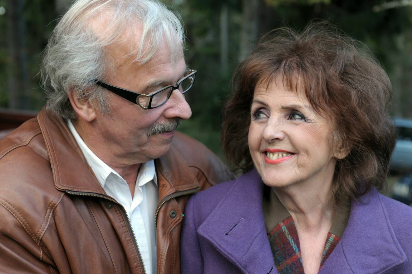 Elisabet Höglund och maken Bo ”Bosse” Karlsson.