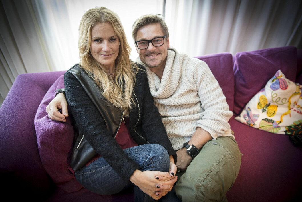 Laila Bagge och Niclas Wahlgren dansade inte med varandra, men föll ändå! Laila Bagge och Niclas Wahlgren dansade inte med varandra, men föll ändå!