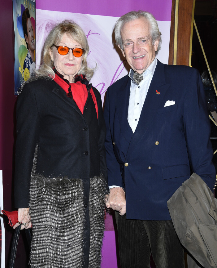 Alexandra Charles med sin make Bengt von Hofsten. Alexandra Charles hand i hand med maken Bengt von Hofsten.
