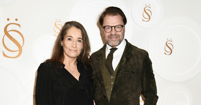 Agneta Sjödin med pojkvännen Claes Bahri. Foto: Cecilia Liljeton / TT Agneta Sjödin med pojkvännen Claes Barhri