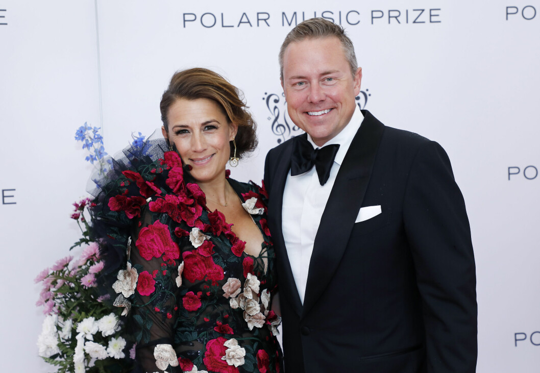 Jill Johnson och kärleken Mattias Elg på röda mattan inför Polarpriset år 2019. Jill Johnson och kärleken Mattias Elg på röda mattan inför Polarpriset år 2019.