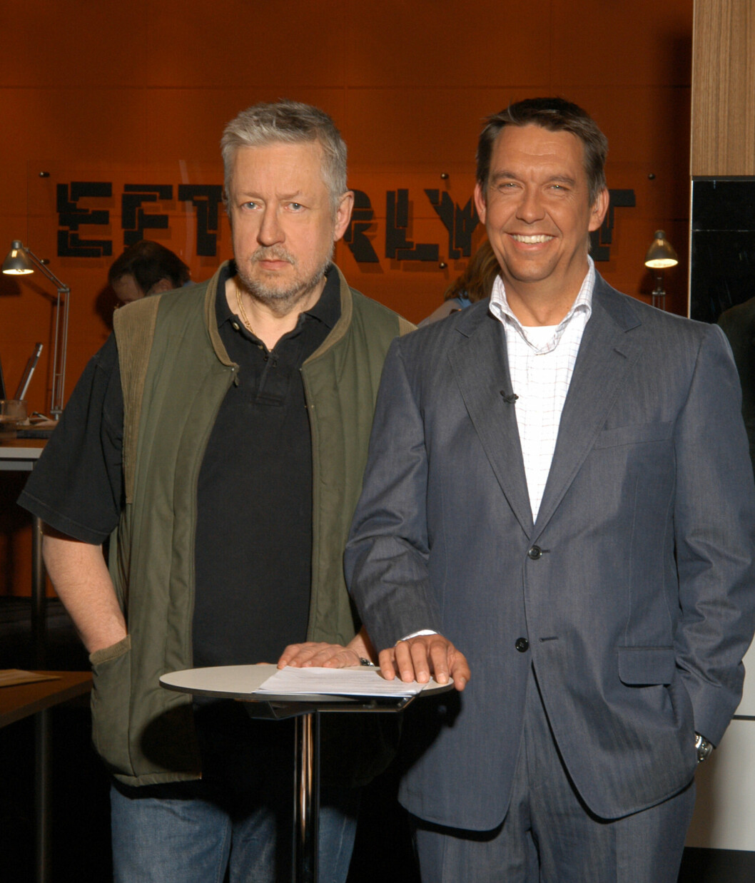 Leif GW Perssons karriär som kriminologiexpert i tv sträcker sig två decennier bakåt i tiden till TV4-programmet <span class=" italic" data-lab-italic_desktop="italic">Efterlysts</span> start år 1998. Här syns han tillsammans med programledaren Hasse Aro år 2002. Leif GW Perssons karriär som kriminologiexpert i tv sträcker sig två decennier bakåt i tiden till TV4-programmet Efterlysts start år 1998. Här syns han tillsammans med programledaren Hasse Aro år 2002.