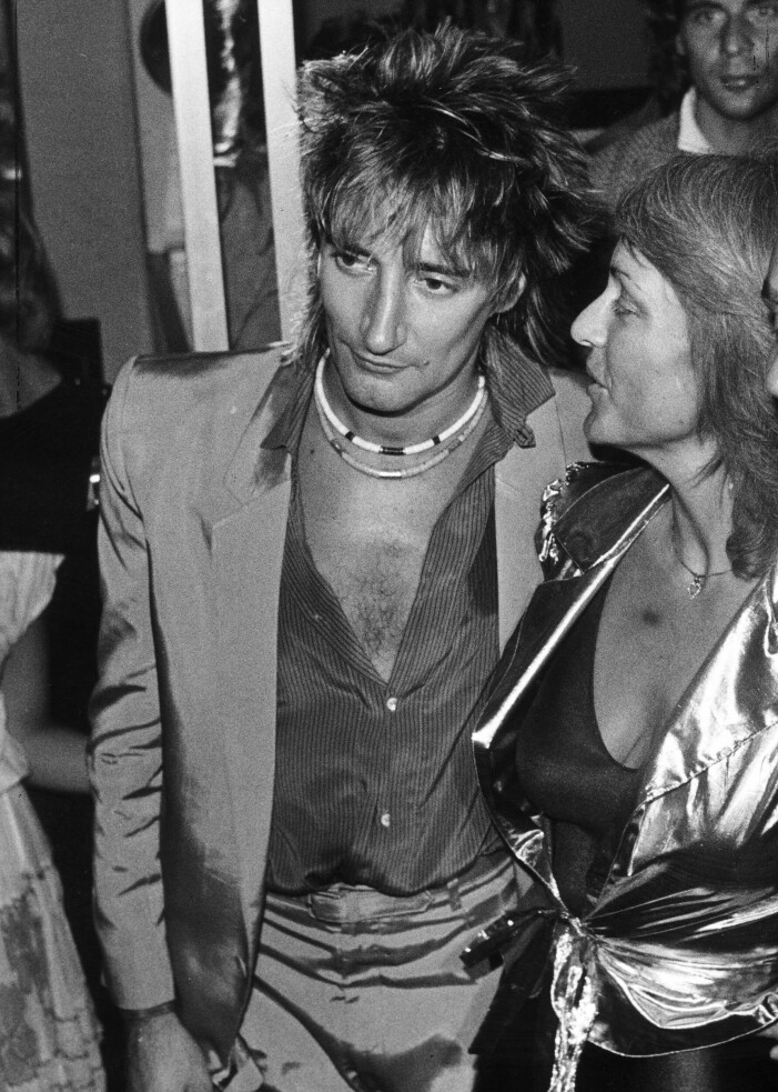 Rod Stewart och Alexandra Charles år 1983. Rod Stewart och Alexandra Charles i sin ungdom.