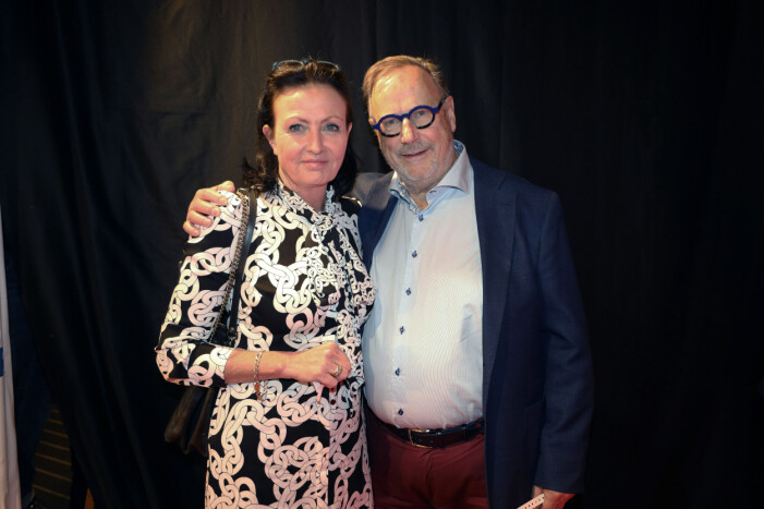 Sven Melander med sambon Alice Åkerblom, 2019.