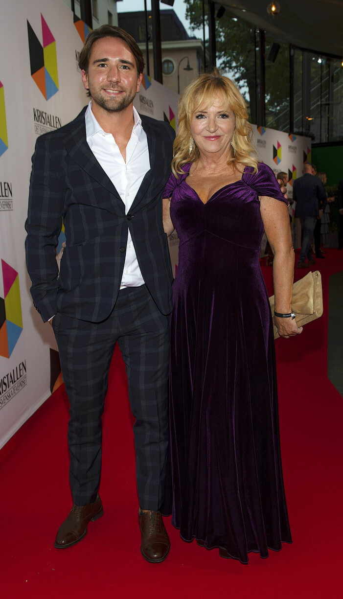 Malou von Sivers med sonen Sebastian, som nu ska bli pappa! Malou von Sivers med sonen Sebastian, som nu ska bli pappa!