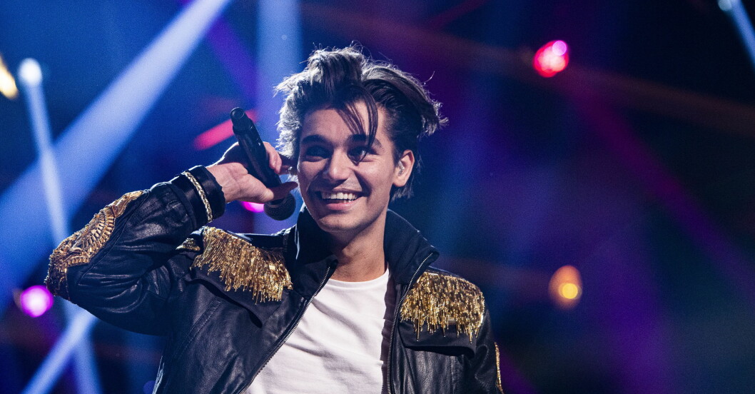 Lyckans ost under deltävling två! Anton Ewald Melodifestivalen 2021.