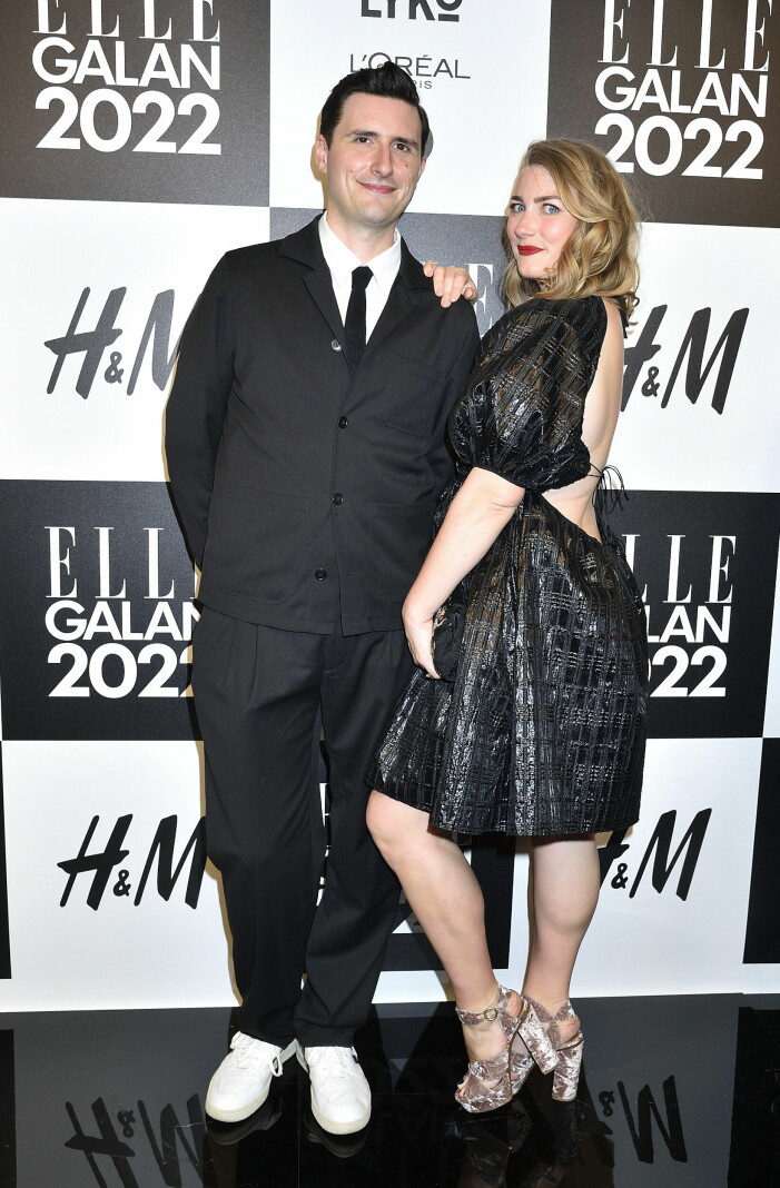 Elsa Billgren och hennes partner Pontus de Wolfe på årets ELLE-gala. Elsa Billgren och hennes partner Pontus de Wolfe på årets ELLE-gala.