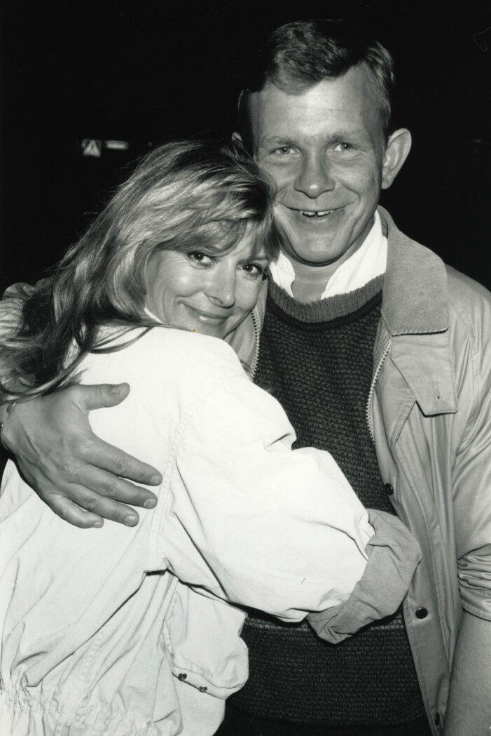 Grynet Molvig och Carl Adam Lewenhaupt på1980-talet. Grynet Molvig och Noppe