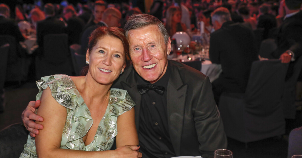 Pia och Börje Salming på Idrottsgalan 2020. Pia och Börje Salming på Idrottsgalan 2020.